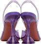 Amina Muaddi Purple Begum Glass Sling 95 Heels - Thumbnail 2
