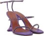 Amina Muaddi Purple Gilda Glass Heeled Sandals - Thumbnail 4