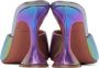 Amina Muaddi Purple Lupita Heeled Sandals - Thumbnail 2