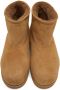 Amina Muaddi Tan Suede Heidi Boots - Thumbnail 5