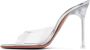 Amina Muaddi Transparent Alexa Glass 105 Slipper Heeled Sandals - Thumbnail 3