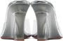 Amina Muaddi Transparent Lupita Glass Wedge Heeled Sandals - Thumbnail 2