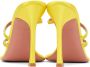 Amina Muaddi Yellow Ami Heeled Sandals - Thumbnail 2