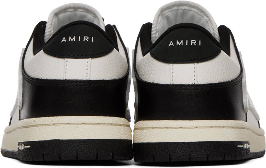 AMIRI Black & White Skel Low Sneakers