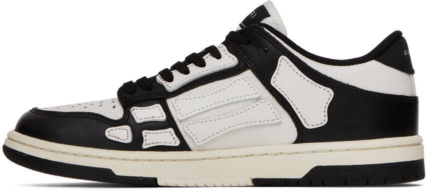 AMIRI Black & White Skel Low Sneakers