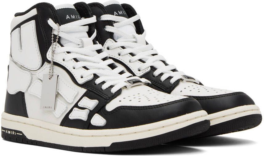 AMIRI Black & White Skel Top Hi Sneakers