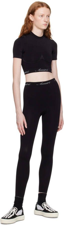 AMIRI Black Skel Top Sneakers