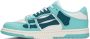 AMIRI Blue & White Skel Top Low Sneakers - Thumbnail 3