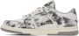 AMIRI Gray Tie Dye Skel Top Low Sneakers - Thumbnail 3