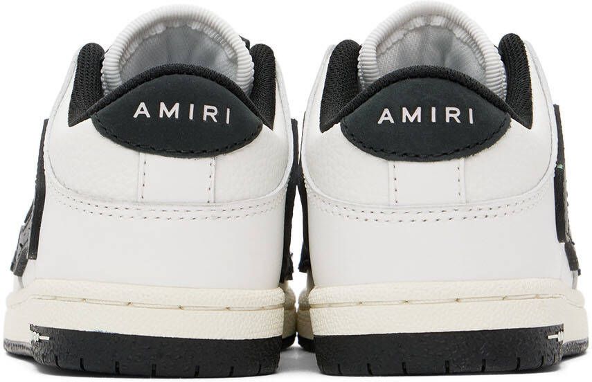 AMIRI Kids Black & White Skel Sneakers