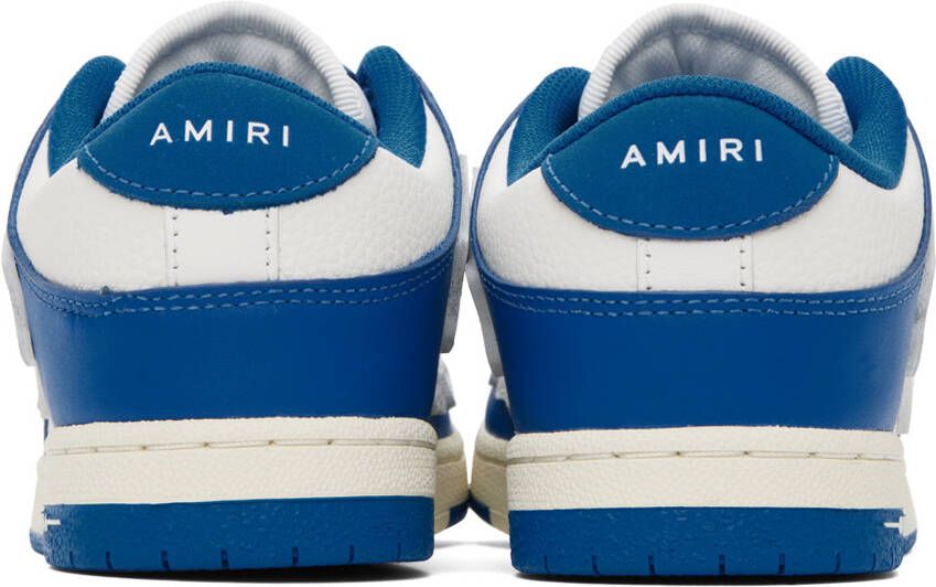 AMIRI Kids Blue & White Skel Sneakers