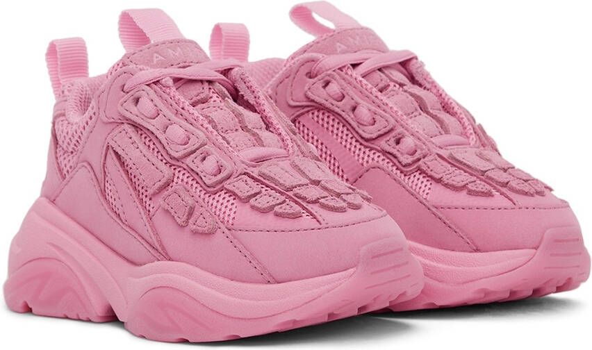 AMIRI Kids Pink Bone Runner Sneakers