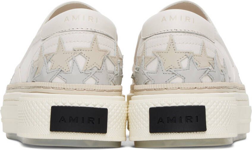 AMIRI Off-White Stars Court Slip-On Sneakers