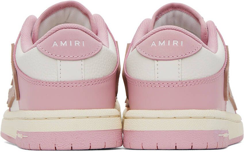 AMIRI Pink Skel Top Low Sneakers