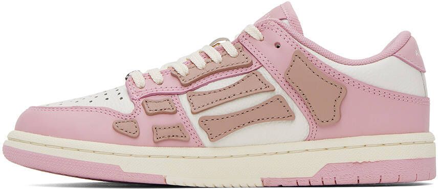 AMIRI Pink Skel Top Low Sneakers