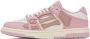AMIRI Pink Skel Top Low Sneakers - Thumbnail 3