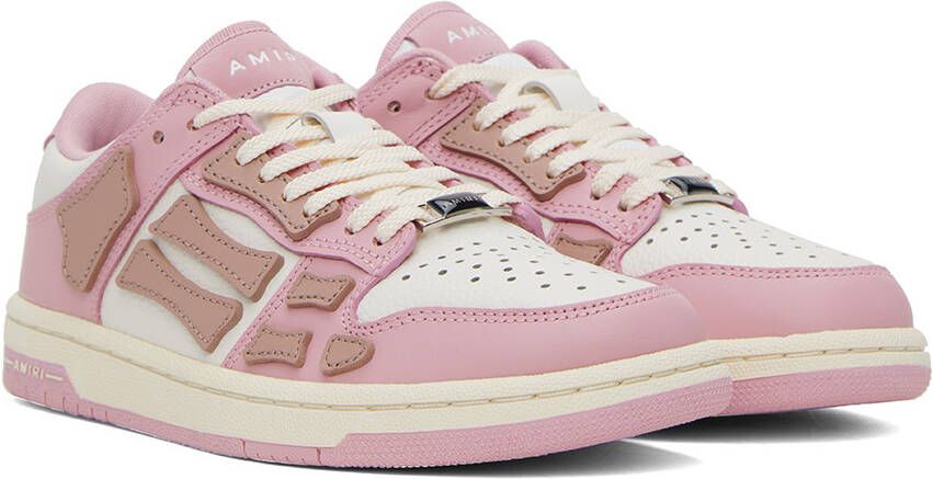 AMIRI Pink Skel Top Low Sneakers