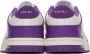 AMIRI Purple & White Skel Low Sneakers - Thumbnail 2