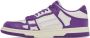 AMIRI Purple & White Skel Low Sneakers - Thumbnail 3