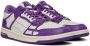 AMIRI Purple & White Skel Low Sneakers - Thumbnail 4