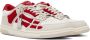 AMIRI Red & White Skel Top Low Sneakers - Thumbnail 4