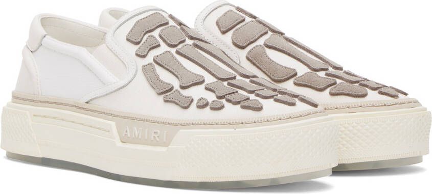 AMIRI Taupe Skel Top Sneakers
