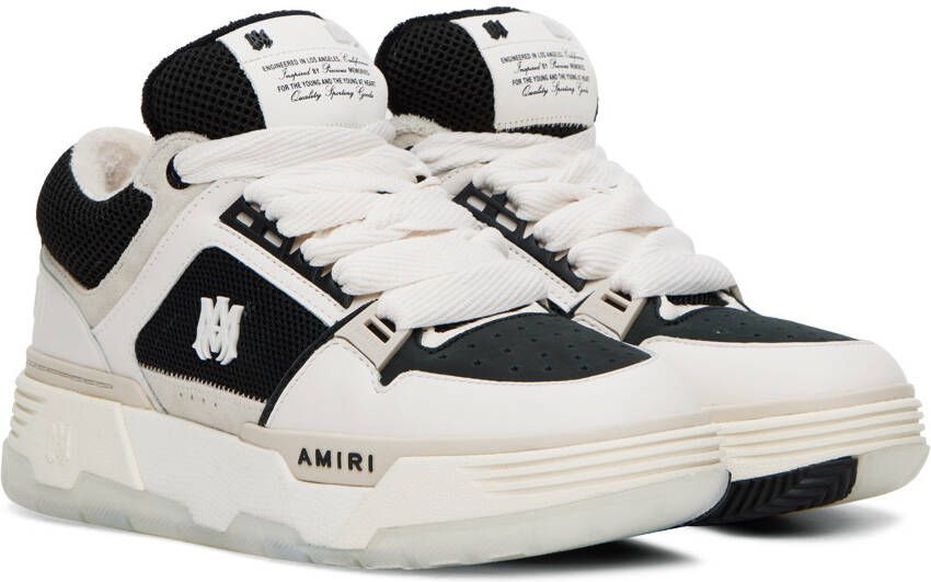 AMIRI White & Black MA-1 Sneakers