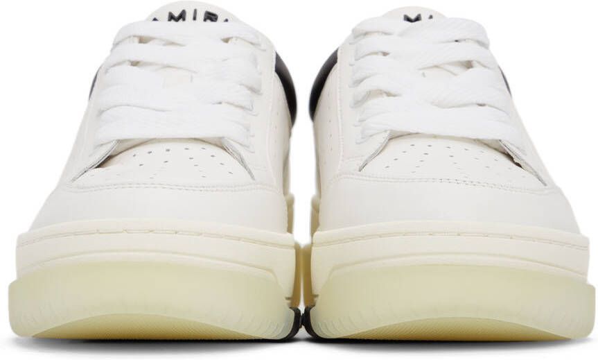 AMIRI White & Black Stadium Low Sneakers