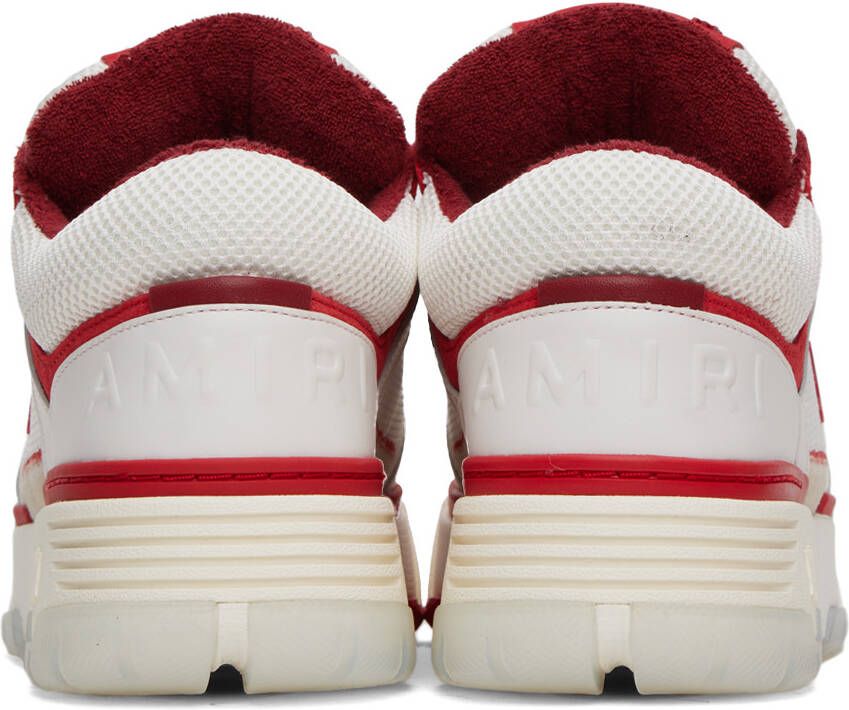 AMIRI White & Red MA-1 Sneakers