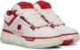AMIRI White & Red MA-1 Sneakers - Thumbnail 4