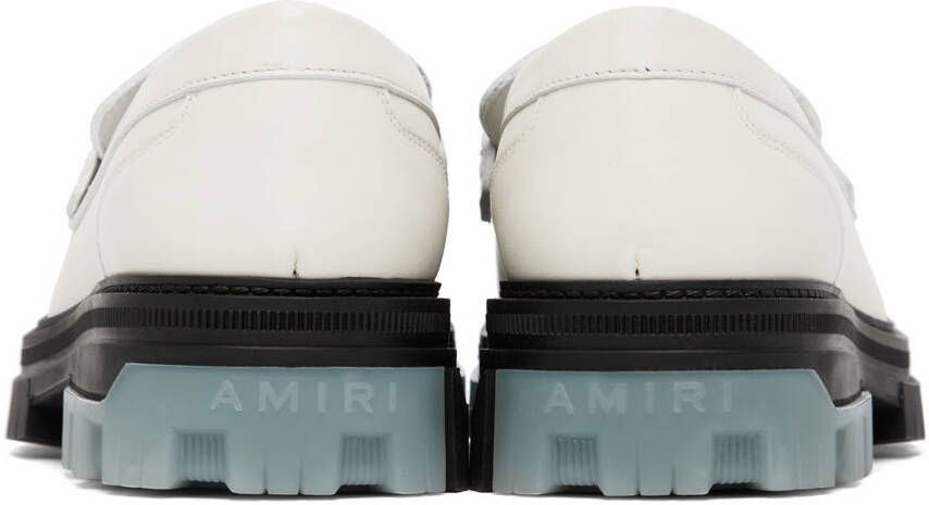AMIRI White Military Loafers