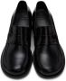 AMOMENTO Black Round Penny Loafers - Thumbnail 5