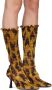 Amy Crookes Black & Tan Lucienne Boots - Thumbnail 4