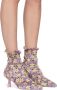Amy Crookes Purple Marthe Ankle Boots - Thumbnail 4