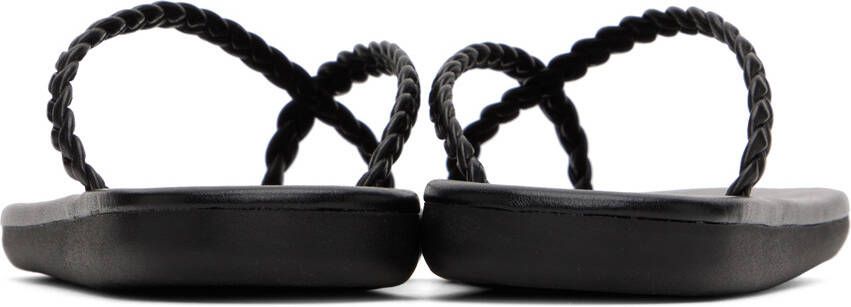 Ancient Greek Sandals Black Ioulia Sandals