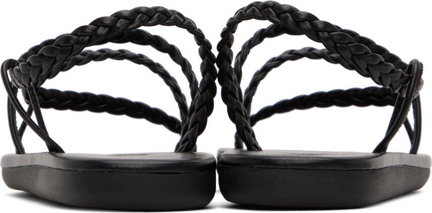 Ancient Greek Sandals Black Maya Sandals