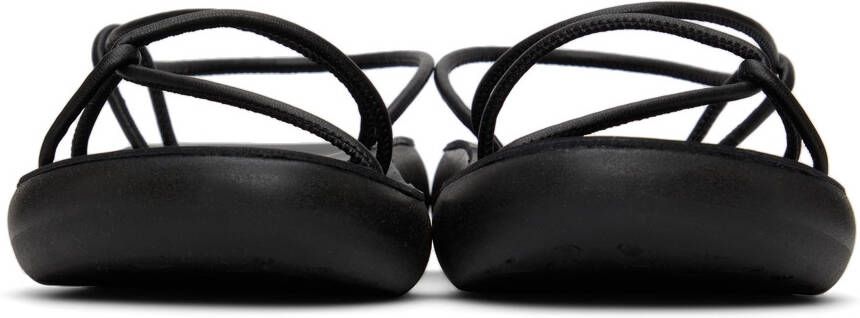 Ancient Greek Sandals Black Taxidi Comfort Sandals