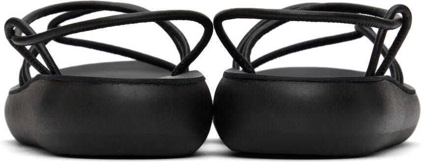 Ancient Greek Sandals Black Taxidi Comfort Sandals