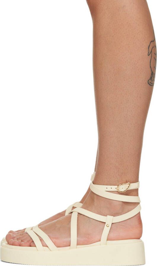 Ancient Greek Sandals Off-White Aristea Sandals