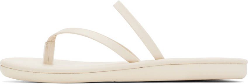 Ancient Greek Sandals Off-White Flip Flop Sandals