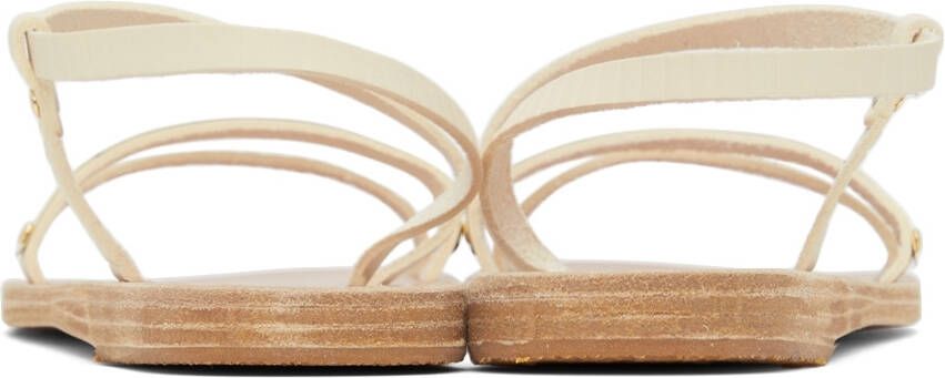 Ancient Greek Sandals Off-White Goudi Sandals