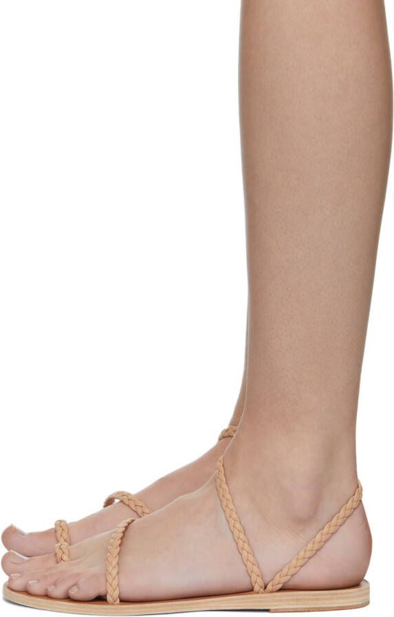 Ancient Greek Sandals Tan Eleftheria Sandals