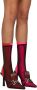 Ancuta Sarca Pink & Red Lima Sock Boots - Thumbnail 9