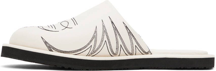 Andersson Bell Off-White Western Mules