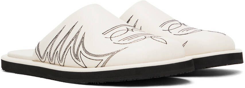 Andersson Bell Off-White Western Mules