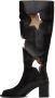 ANDREJ GRONAU SSENSE Exclusive Black Star Cut Boots - Thumbnail 3