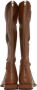 ANDREJ GRONAU SSENSE Exclusive Brown Star Cut Boots - Thumbnail 2