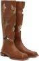 ANDREJ GRONAU SSENSE Exclusive Brown Star Cut Boots - Thumbnail 4