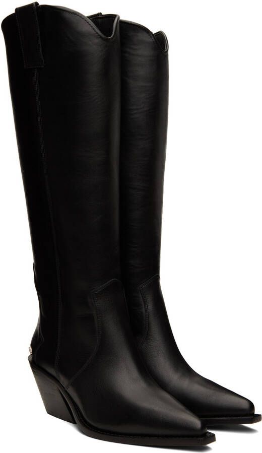 ANINE BING Tania knee-high boots Black - Picture 4
