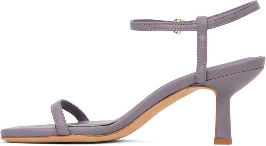 ANINE BING Purple Invisible Heeled Sandals